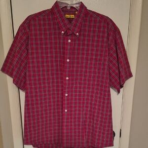 Duckhead Men's Red Plaid Shirt Sz Xl